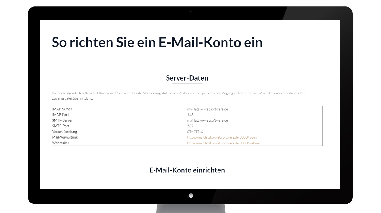 So richten Sie ein E-Mail-Konto ein So richten Sie ein E-Mail-Konto ein
