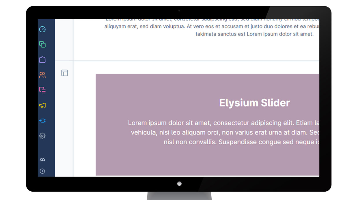 Elysium-Slider einrichten Elysium-Slider einrichten