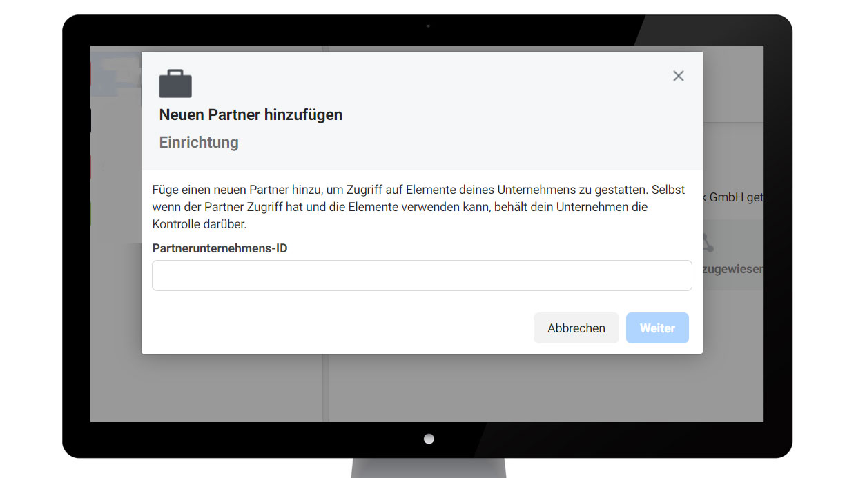 Zugang zur Facebook Business Suite gewähren  Zugang zur Facebook Business Suite gewähren