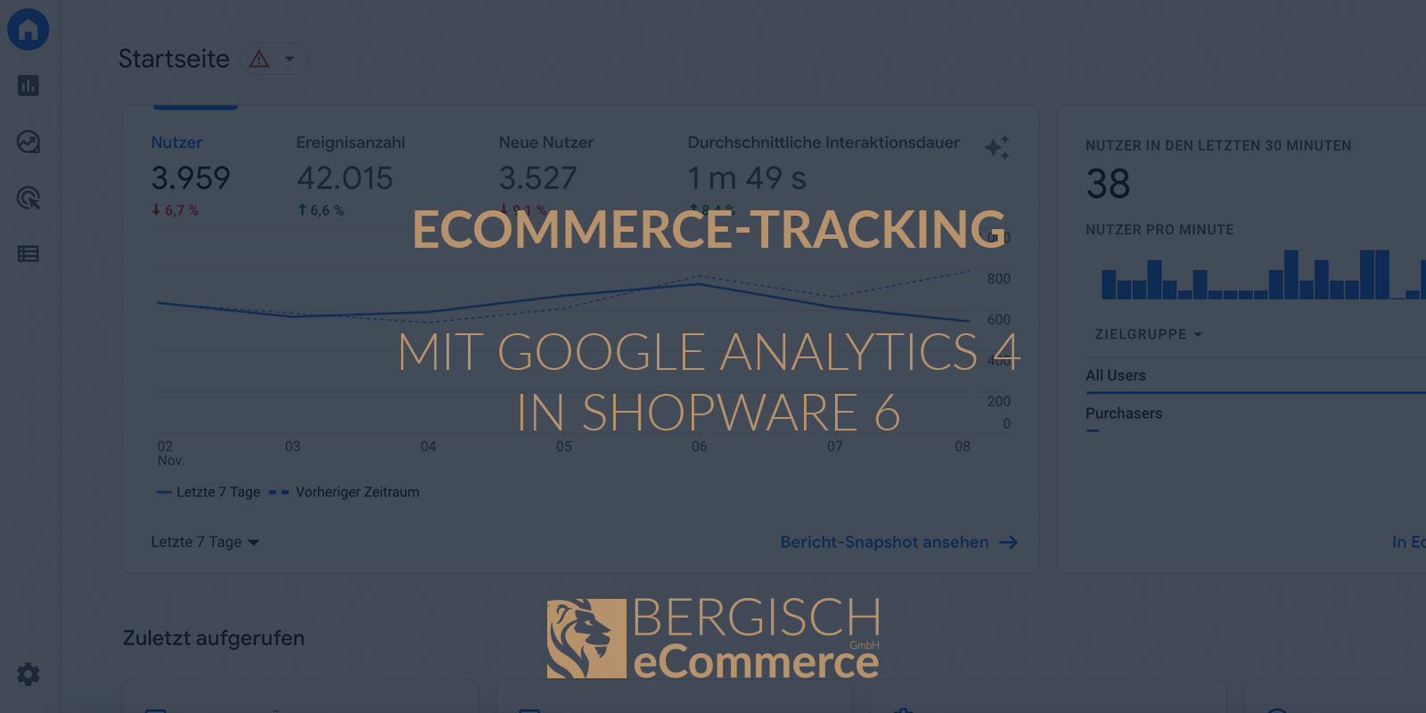 eCommerce-Tracking mit Google Analytics 4 (GA 4) in Shopware 6 eCommerce-Tracking mit Google Analytics 4 (GA 4) in Shopware 6