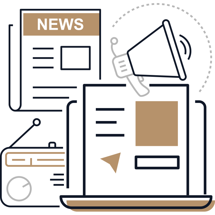 Newsletter-Kampagne Newsletterkampagne-blau