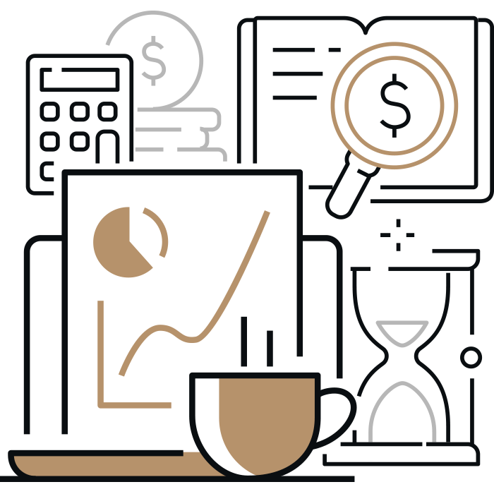 Strategie & Analytics Strategie Analytics-blau